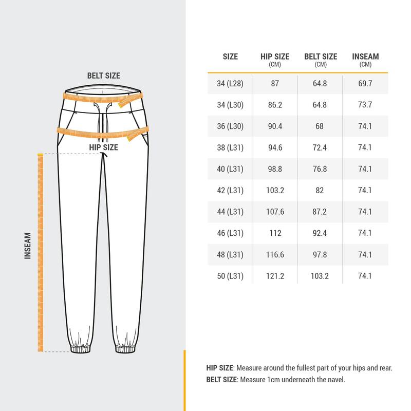 Pantalon Drumeție NH100 Negru Damă