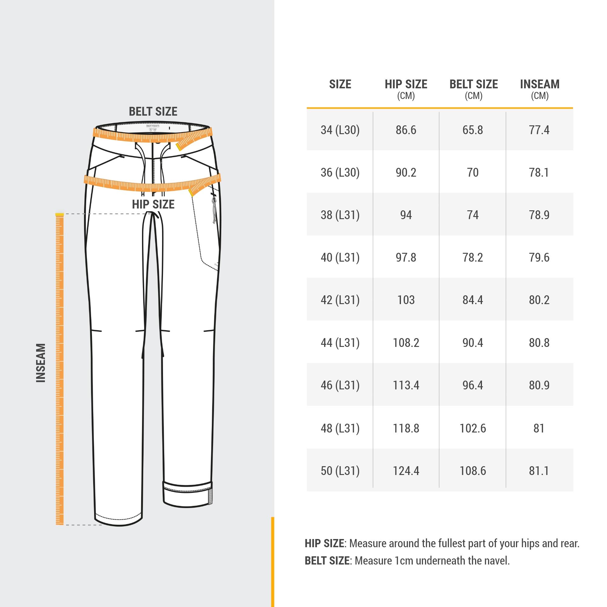 Quechua Mens Nh500 Regular Off Road Hiking Trousers in Poovangal  magicpin   July 2023