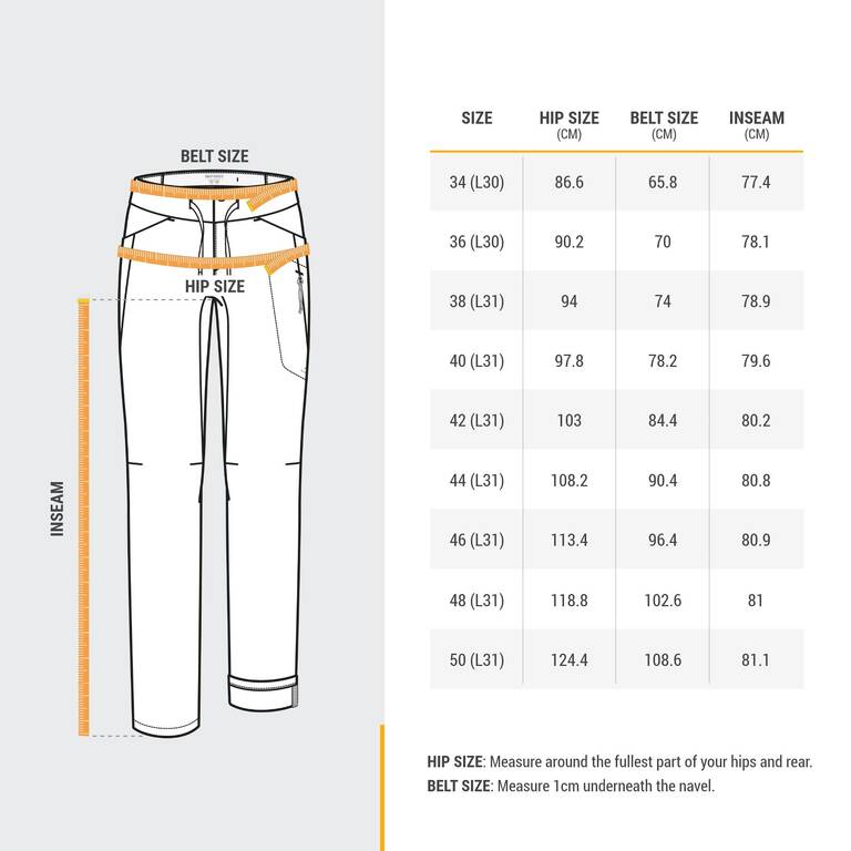 Women’s Hiking Trousers - NH500 Regular