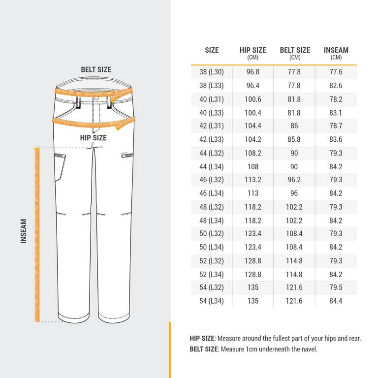 Celana Panjang Mendaki Off-Road Pria Reguler NH500