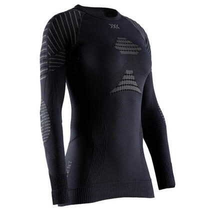 Sous-vêtement à manches longues INVENT 4.0 Noir Charcoal Femme
