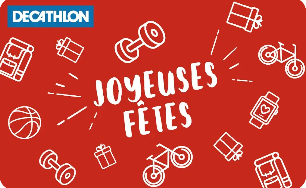 La carte Decathlon : un beau cadeau pour Noël
