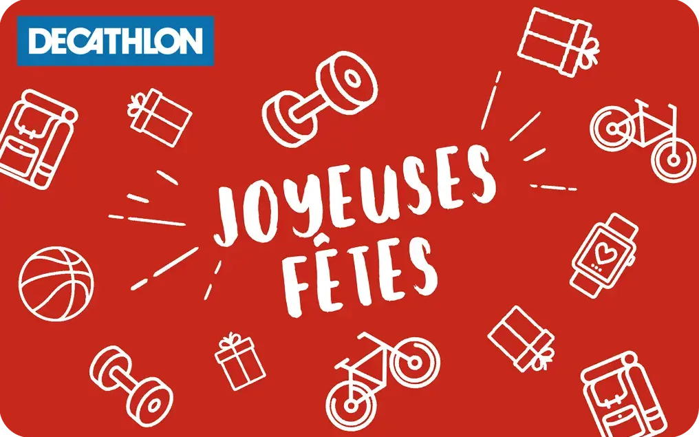 La carte cadeau Decathlon à offrir à Noel