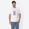 Men's Cricket T-shirt  Round Neck CT500  White