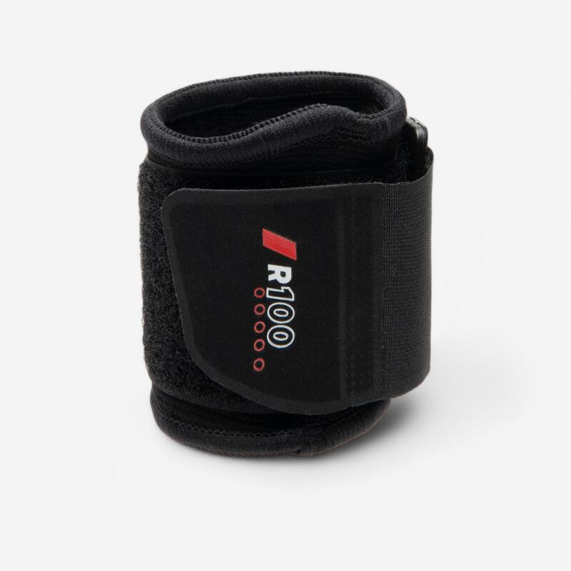 Adult Supportive Wrist Strap Mid 300 Black Decathlon