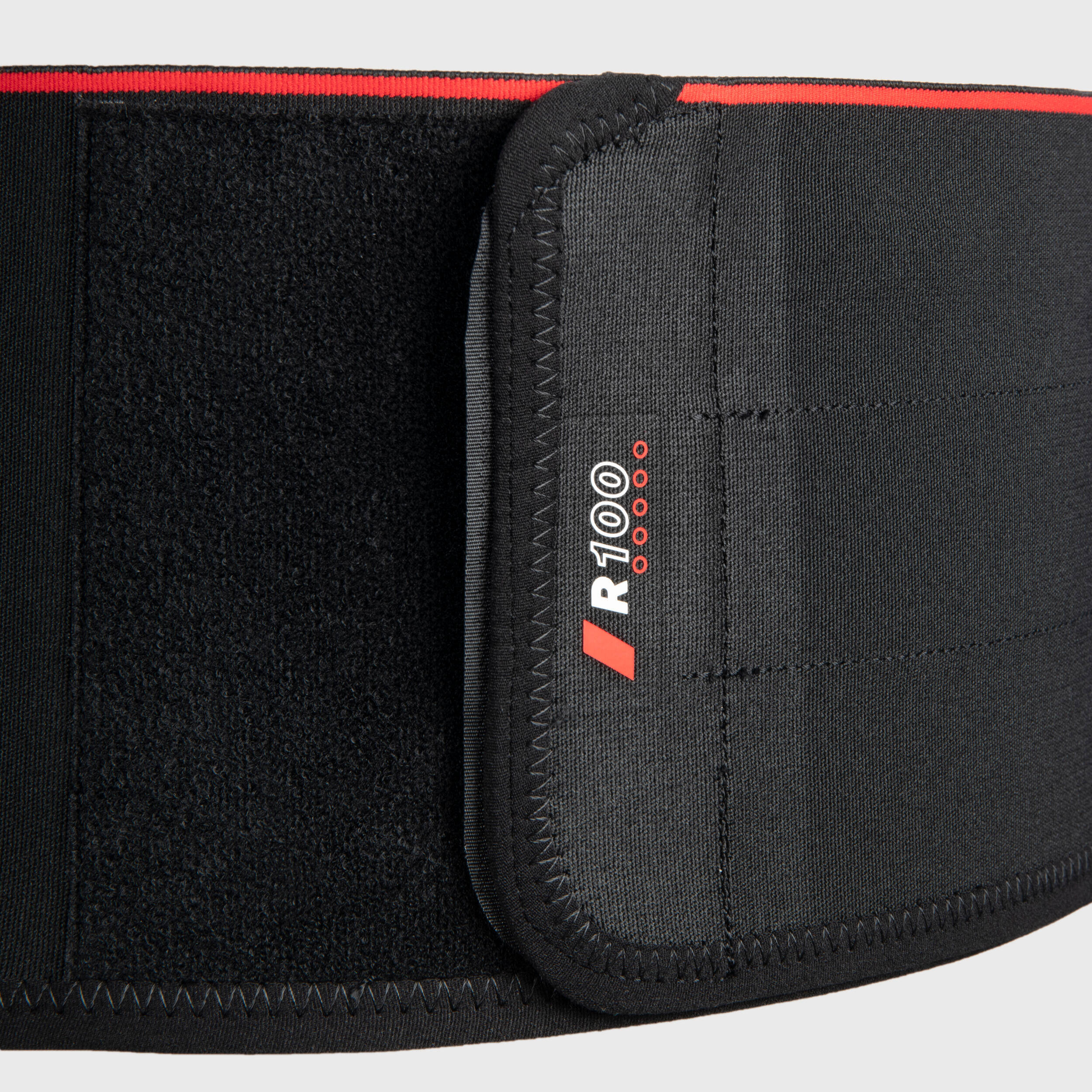 Adult Supportive Lumbar Brace Soft 300 - Black -  4