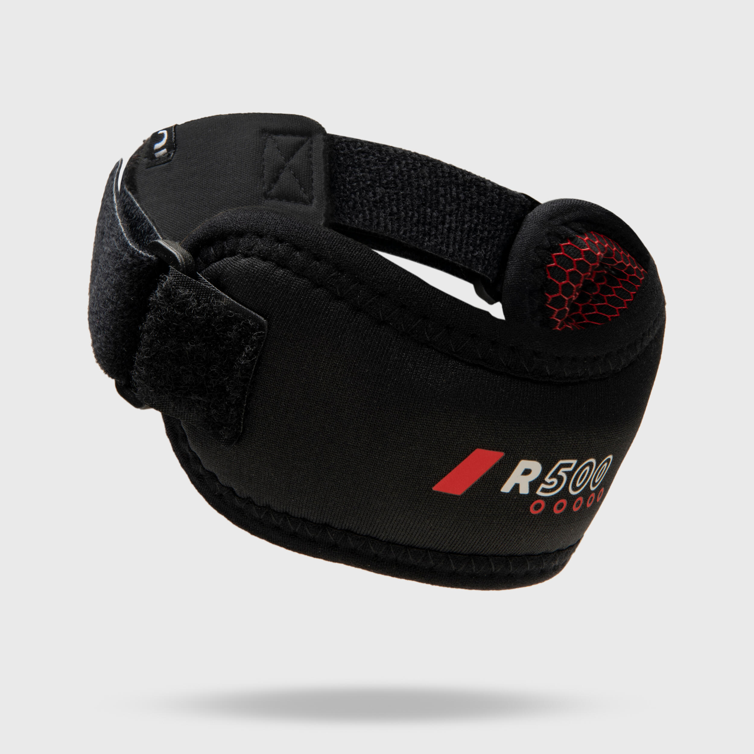 Adult Right/Left Supportive Knee Strap R500 - Black
