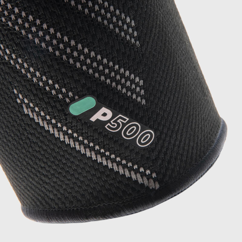 Adult Right/Left Elbow Brace P500 Black Decathlon