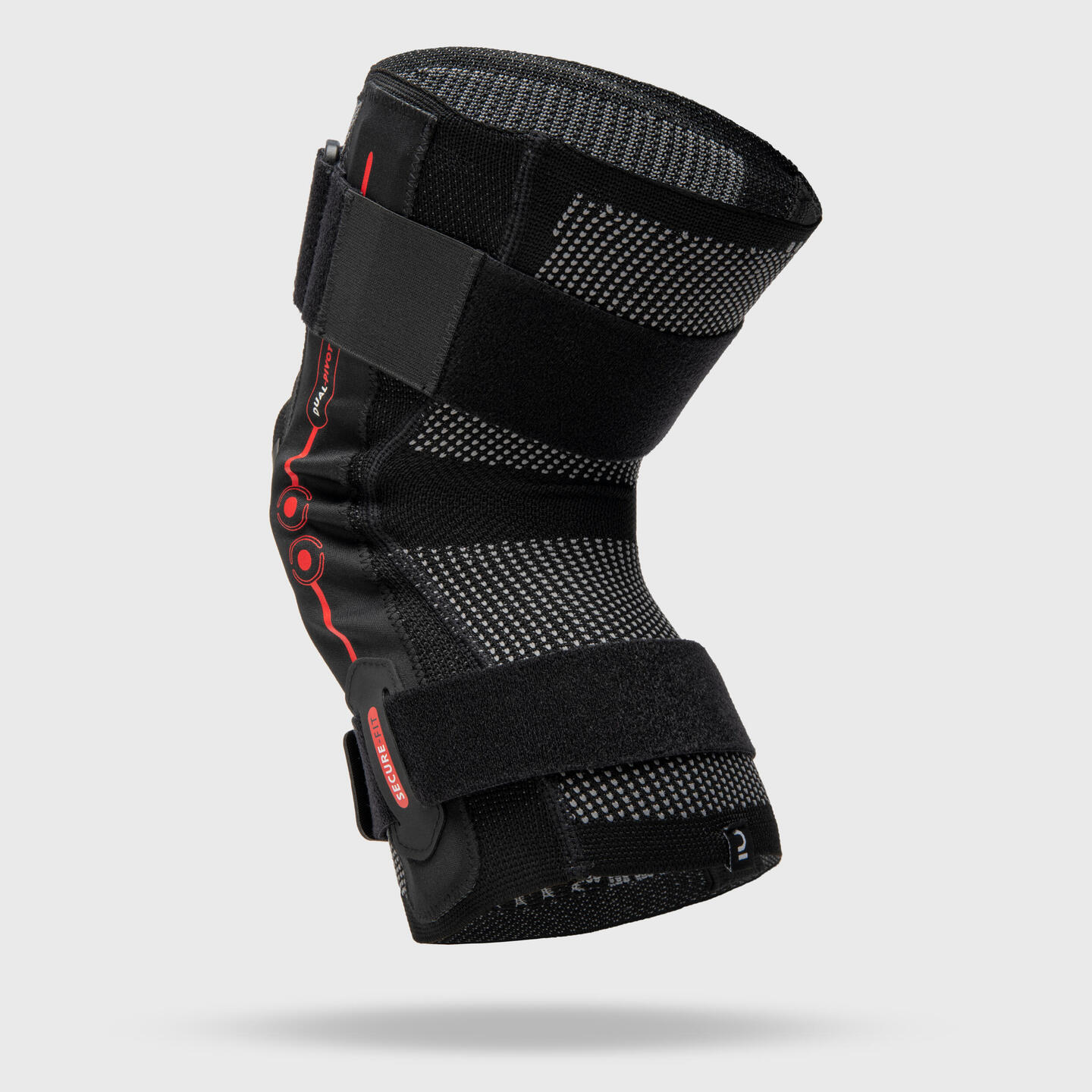 Adult left/right R900 adult ligament support knee brace - Black