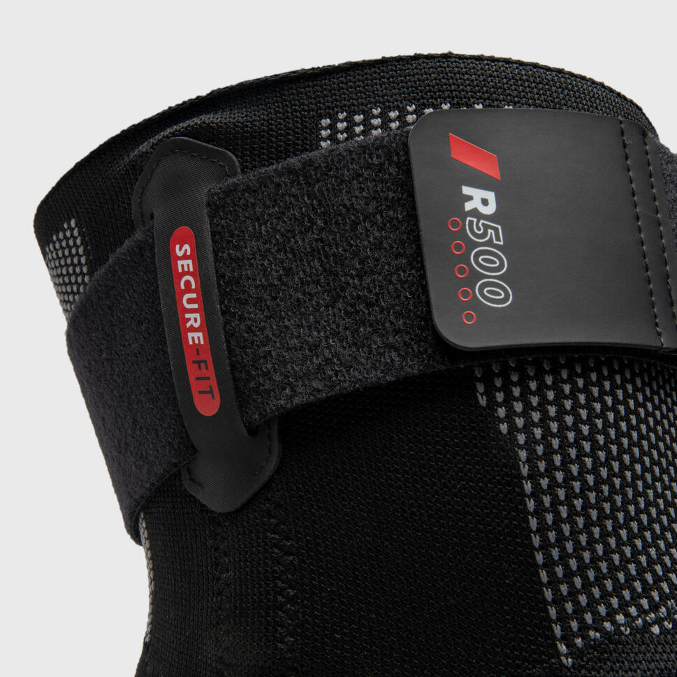 Adult Right/Left Knee Ligament Brace R500 Black Decathlon