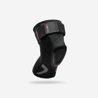 Genouillère de maintien ligamentaire gauche/droite adulte -Genouillère R500 noir