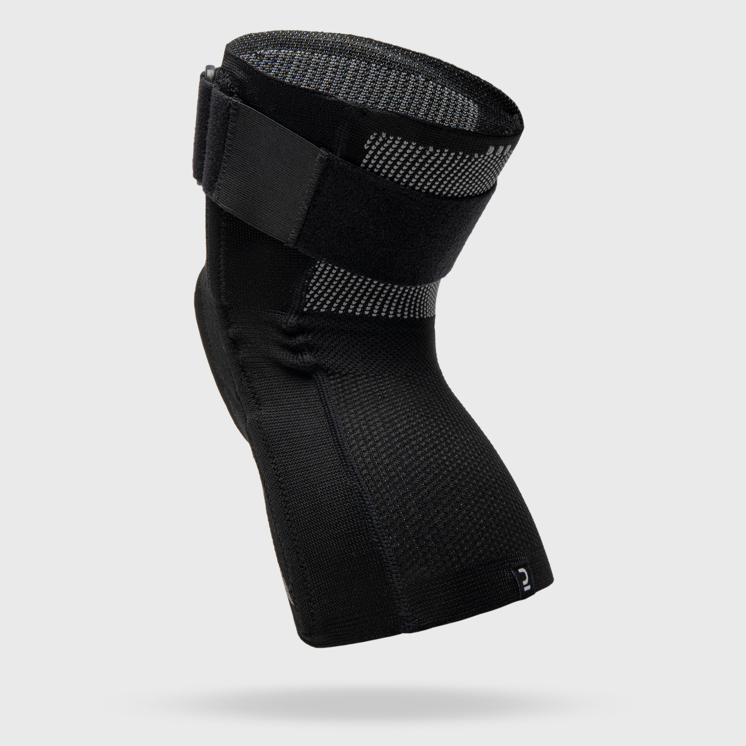 Adult Right/Left Knee Brace for Ligament Support R500 - Black 3/8