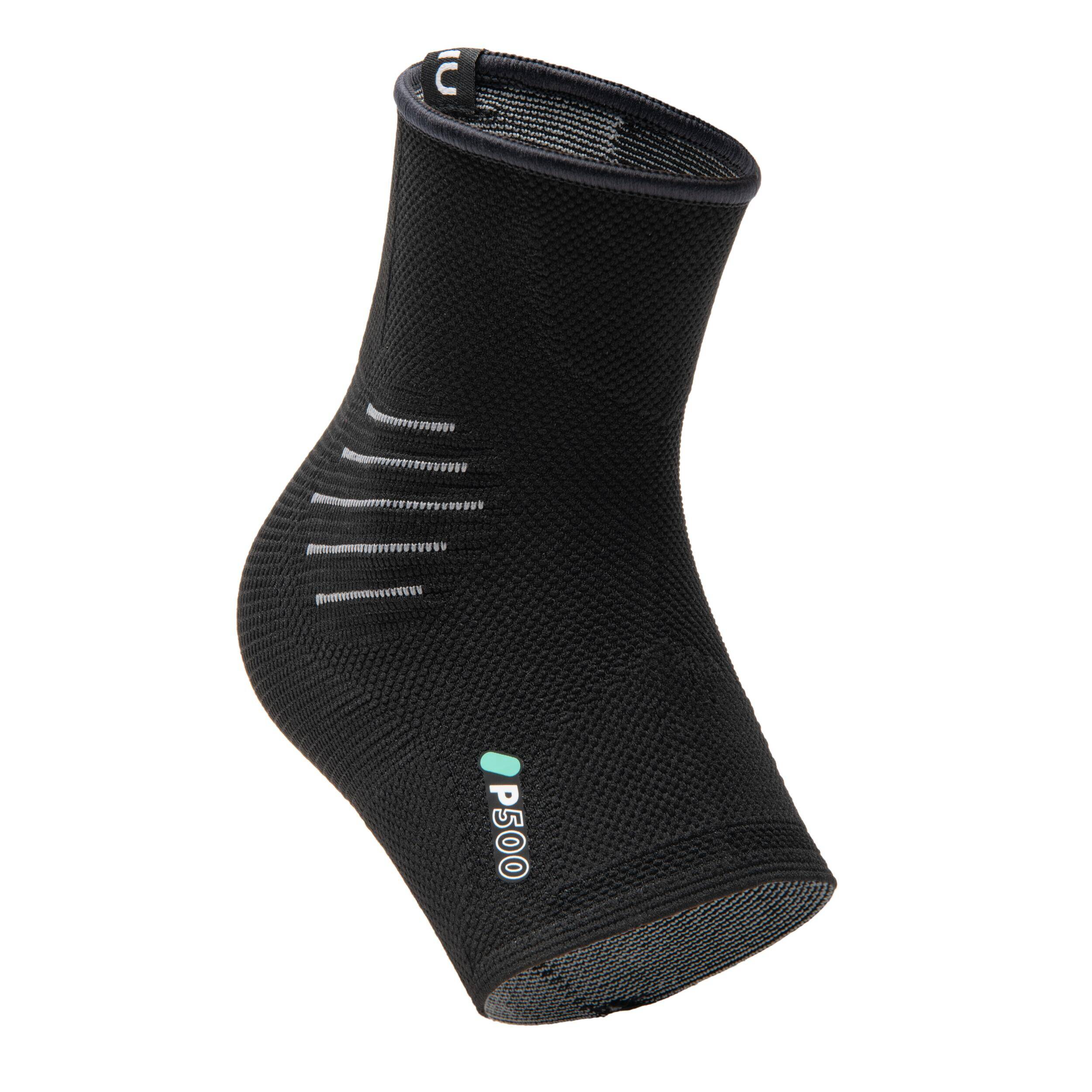 Adult Right/Left Ankle Proprioceptive Brace P500 - Black -  1