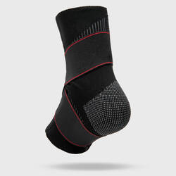 ឧបករណ៍ការពារកជើង Ankle Brace R100 ឆ្វេង ឬស្តាំ ពណ៌ខ្មៅ