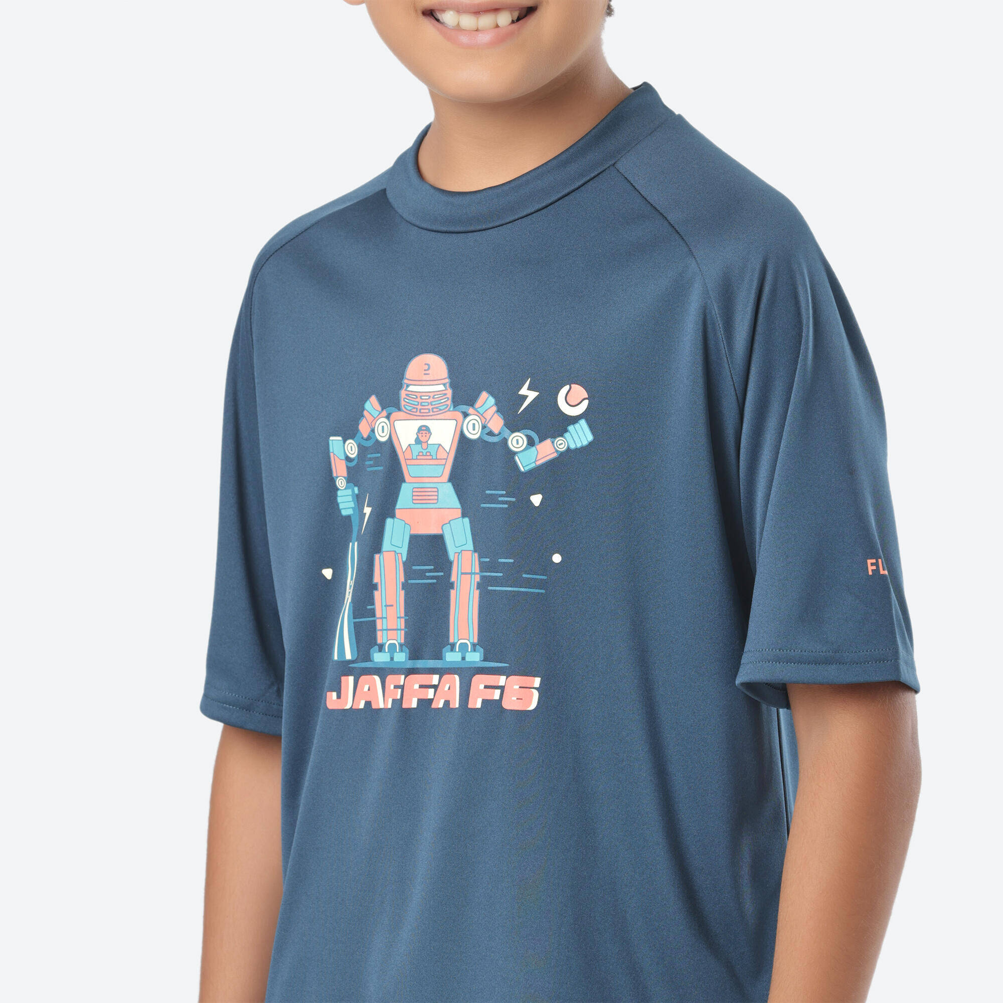 CT 500 KIDS ROUND NECK T SHIRT DARK BLUE -  3