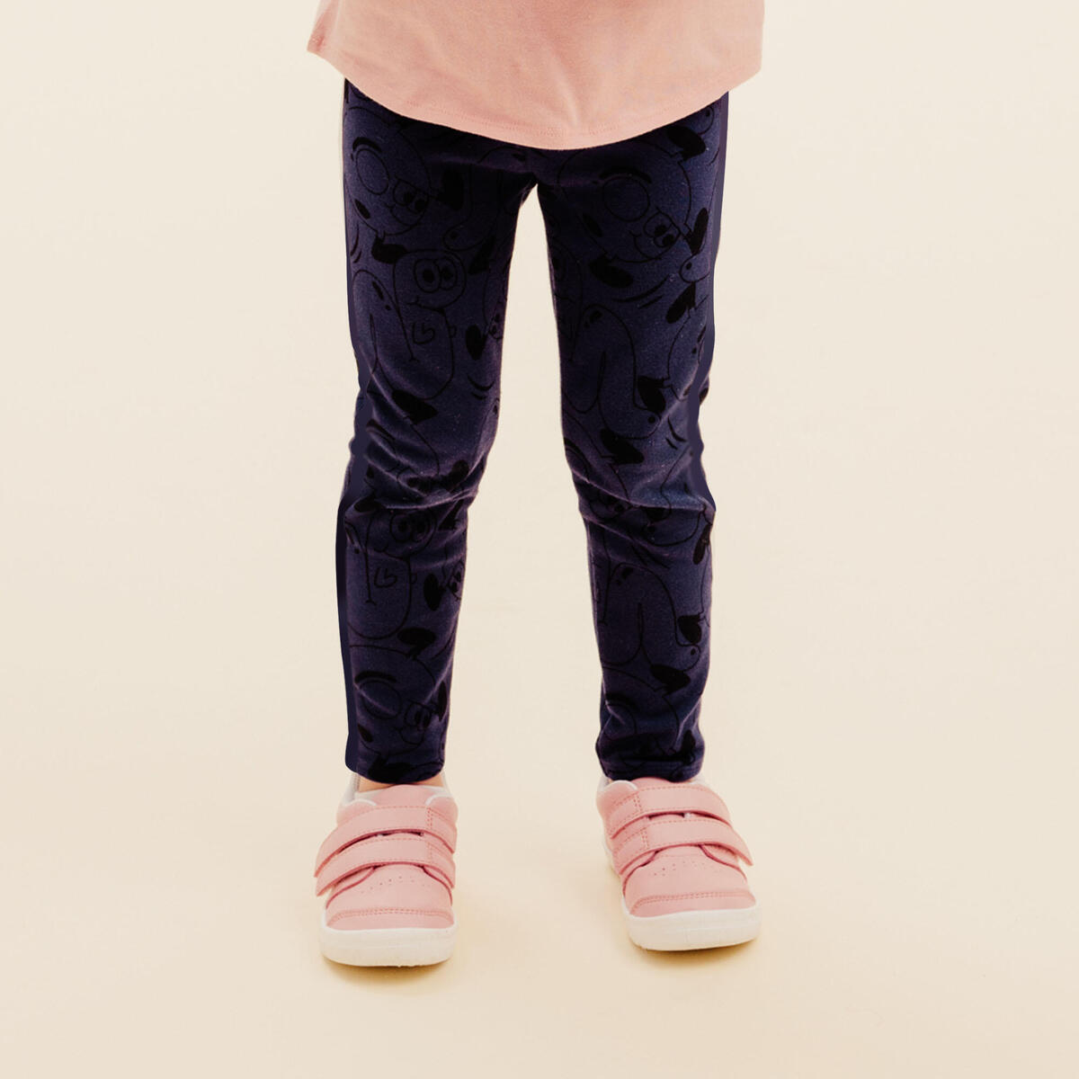 Legging chaud enfant - 120 bleu marine