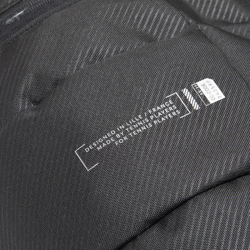 Tennistasche - XL TEAM 12 Schläger schwarz/grau