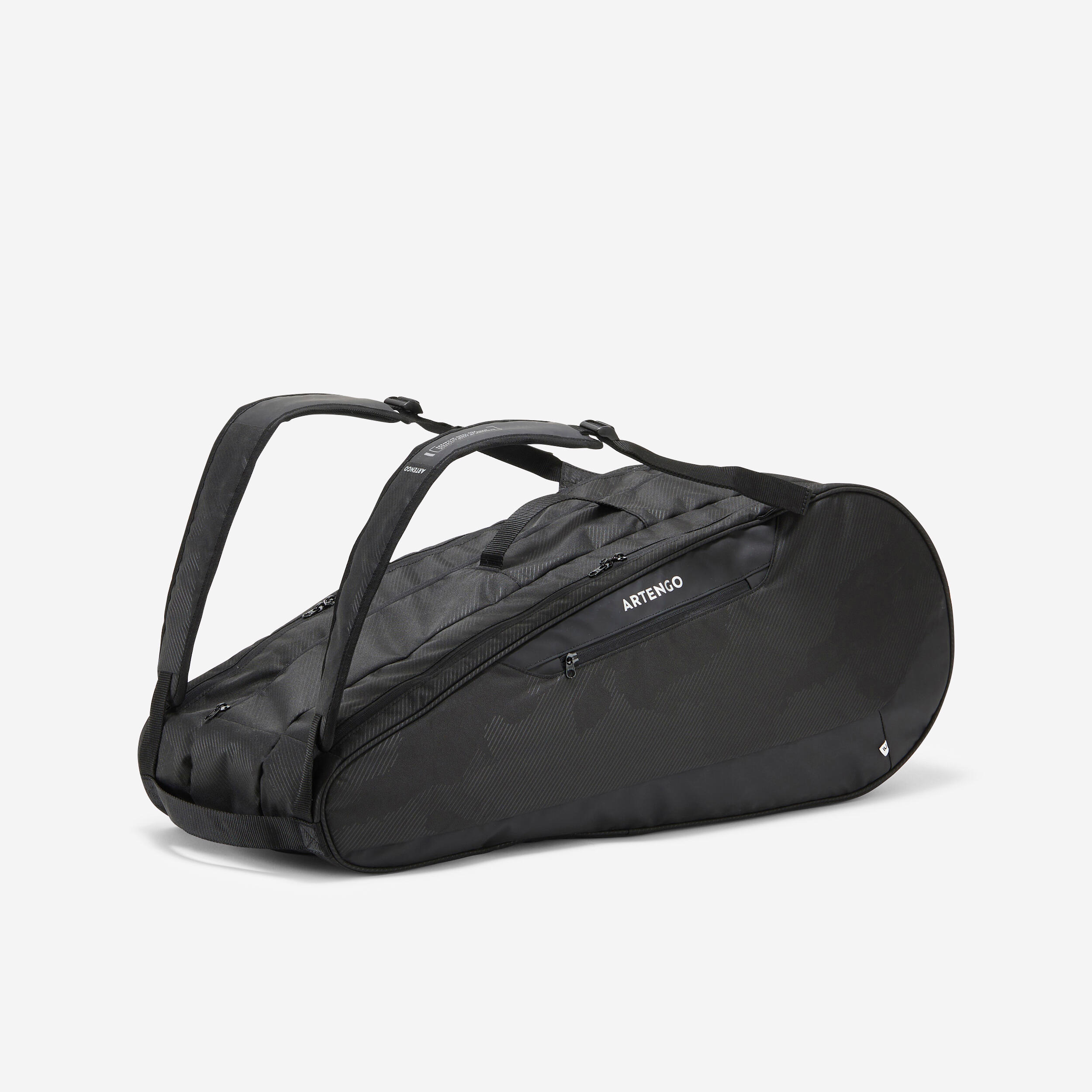 Saco de ténis - Artengo XL TEAM 12 Raquetes Preto Cinzento