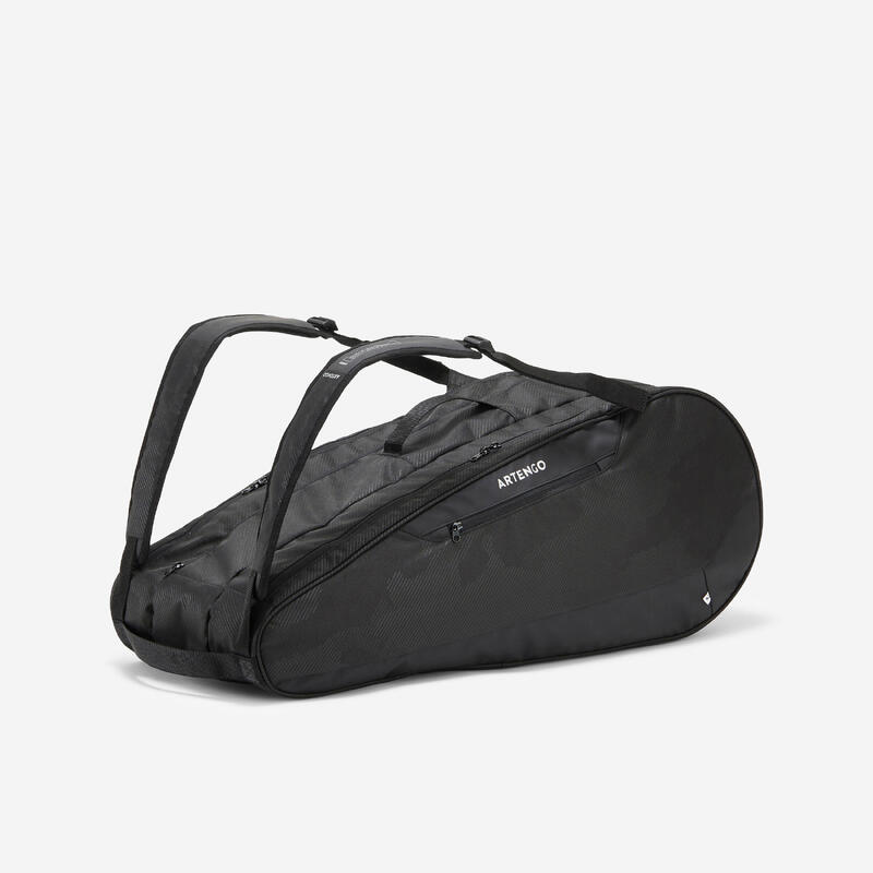 Sac de tennis - Artengo XL TEAM 12 Raquettes Noir Gris