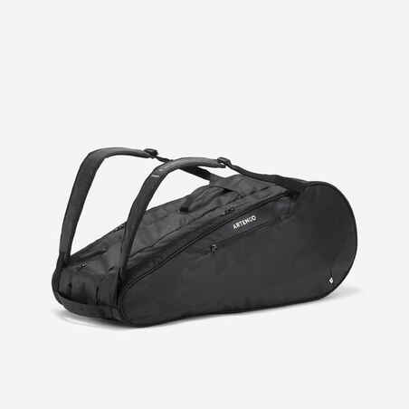 Teniso krepšys „XL Team“, juodas, pilkas