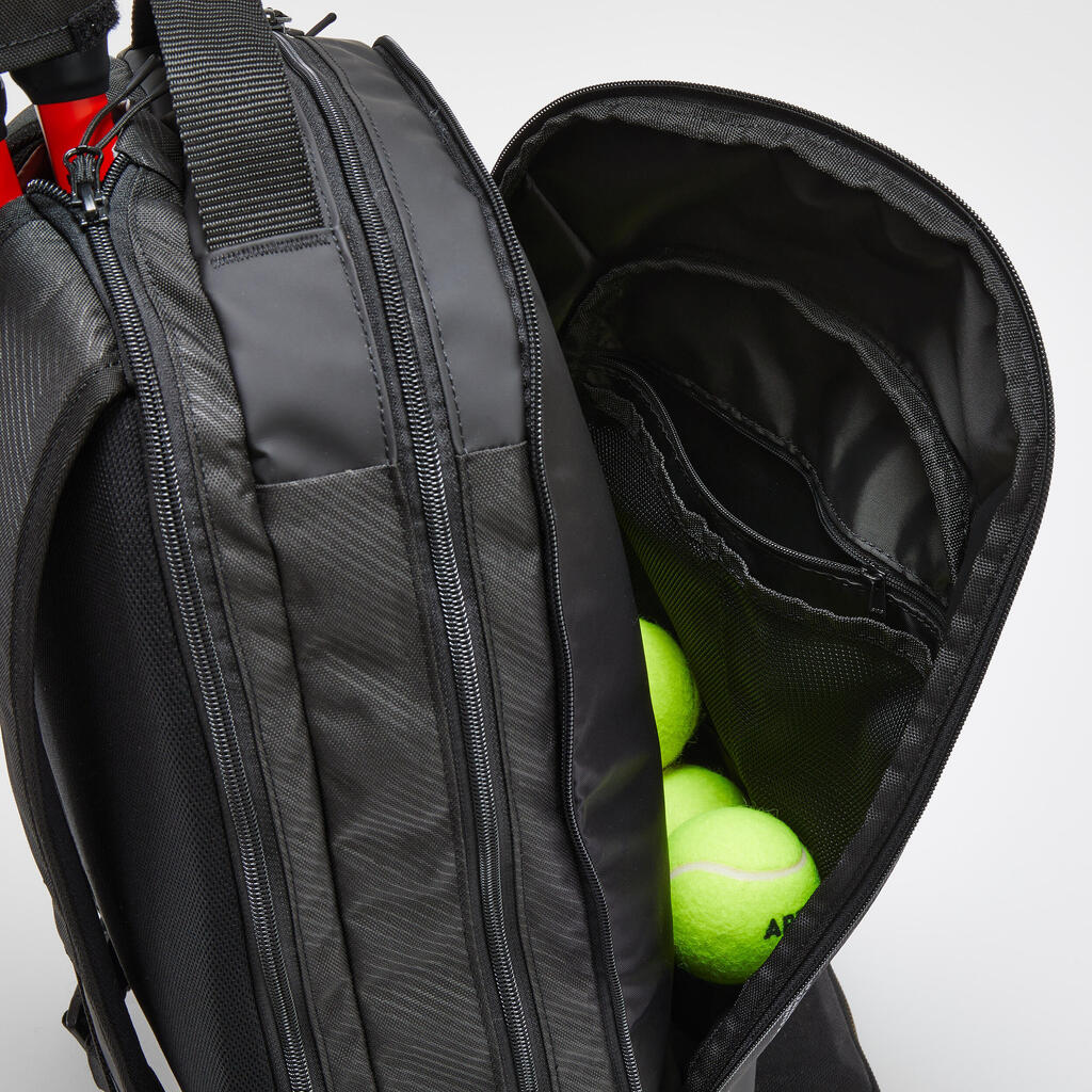 Rucksack Tennis - M Team 24 l schwarz/grau