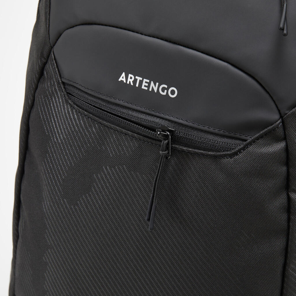 Sac à dos de tennis - Artengo M TEAM 24L Noir Gris