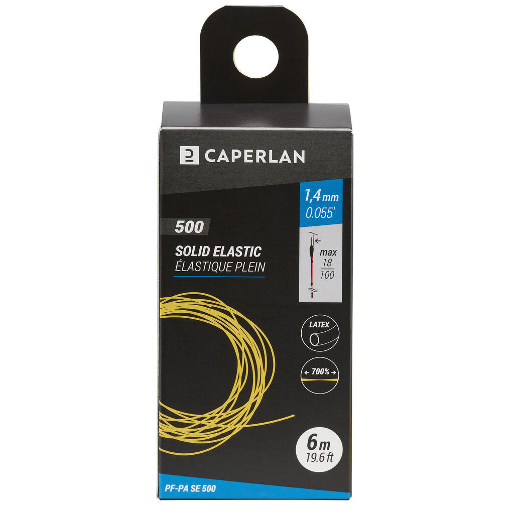 Izturīga, elastīga gumijas aukla "pf pa se 500", 1,4 mm bieza, garums 6 m