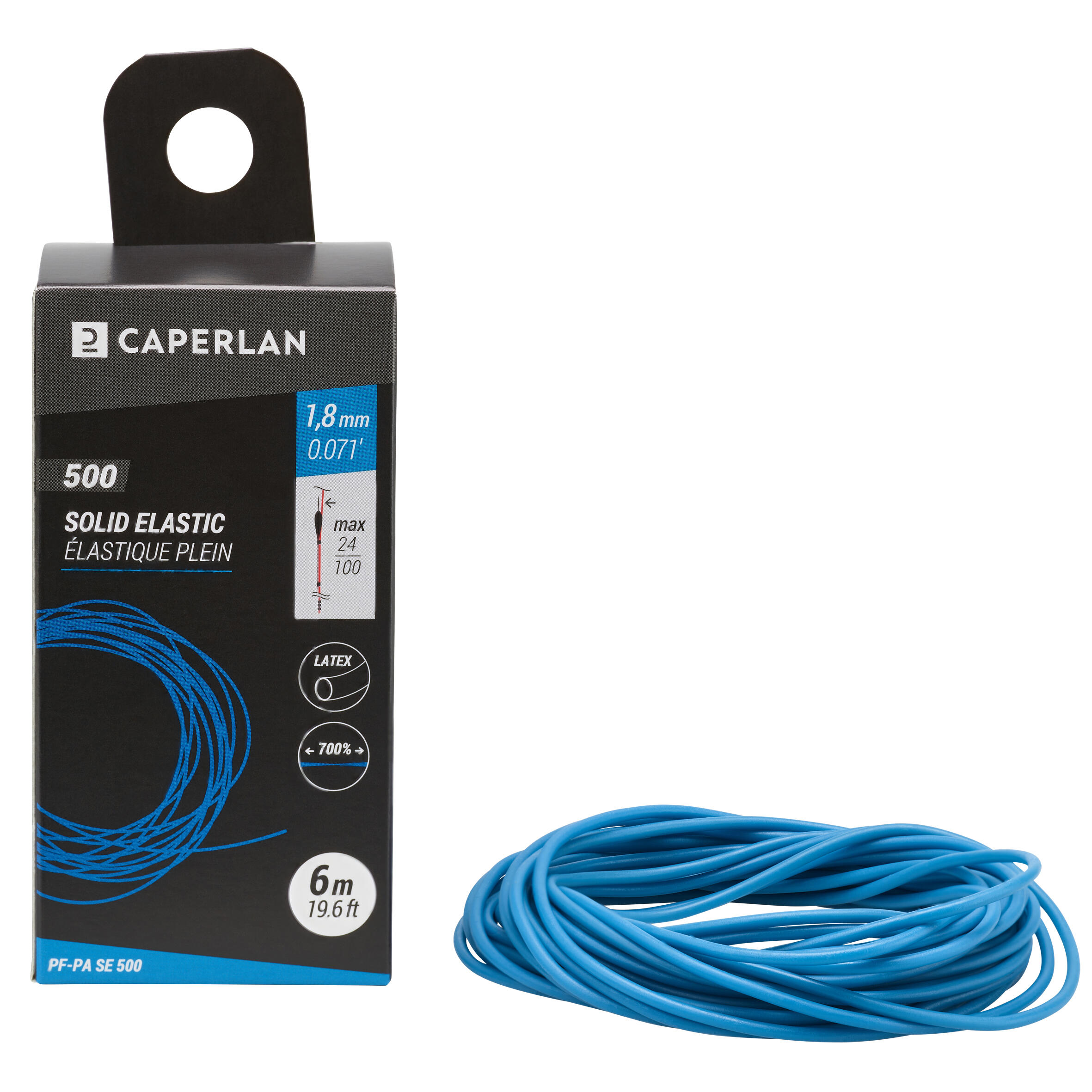 Caperlan - Elastique Plein En Latex Pf Pa Se 500 1,8mm 6m - Élastique - Peche - - Taille Unique - Decathlon