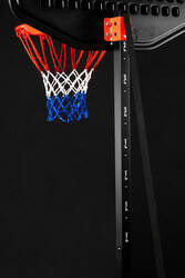 Kids' Adjustable (1.6m to 2.2m) Basketball Hoop on Stand K900 - Blue/Black