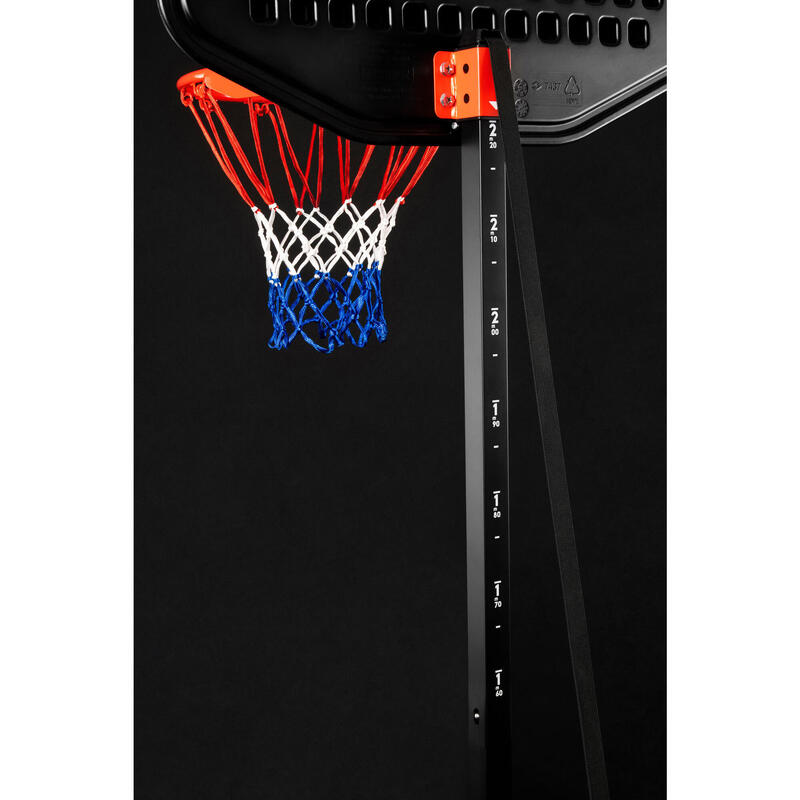 Basketbalpaal voor kinderen K900 Dunk verstelbaar van 1,60 m tot 2,20 m blauw/zwart