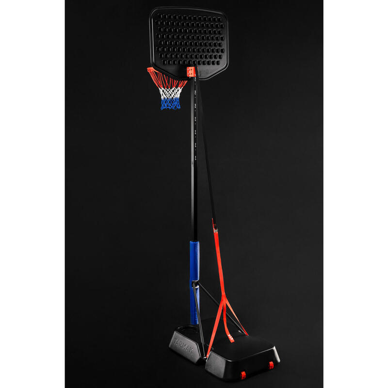 Canestro basket K 900 da 1,60m a 2,20m blu-nero