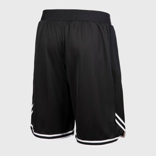 Men's/Women's Basketball Reversible Shorts SH500R - Black/Red