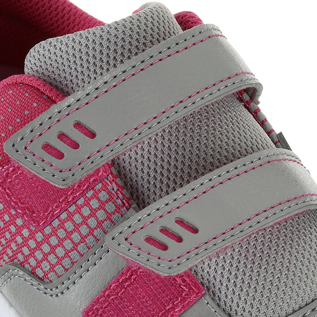 Sportschuhe Actiwalk 100 Kinder grau/rosa
