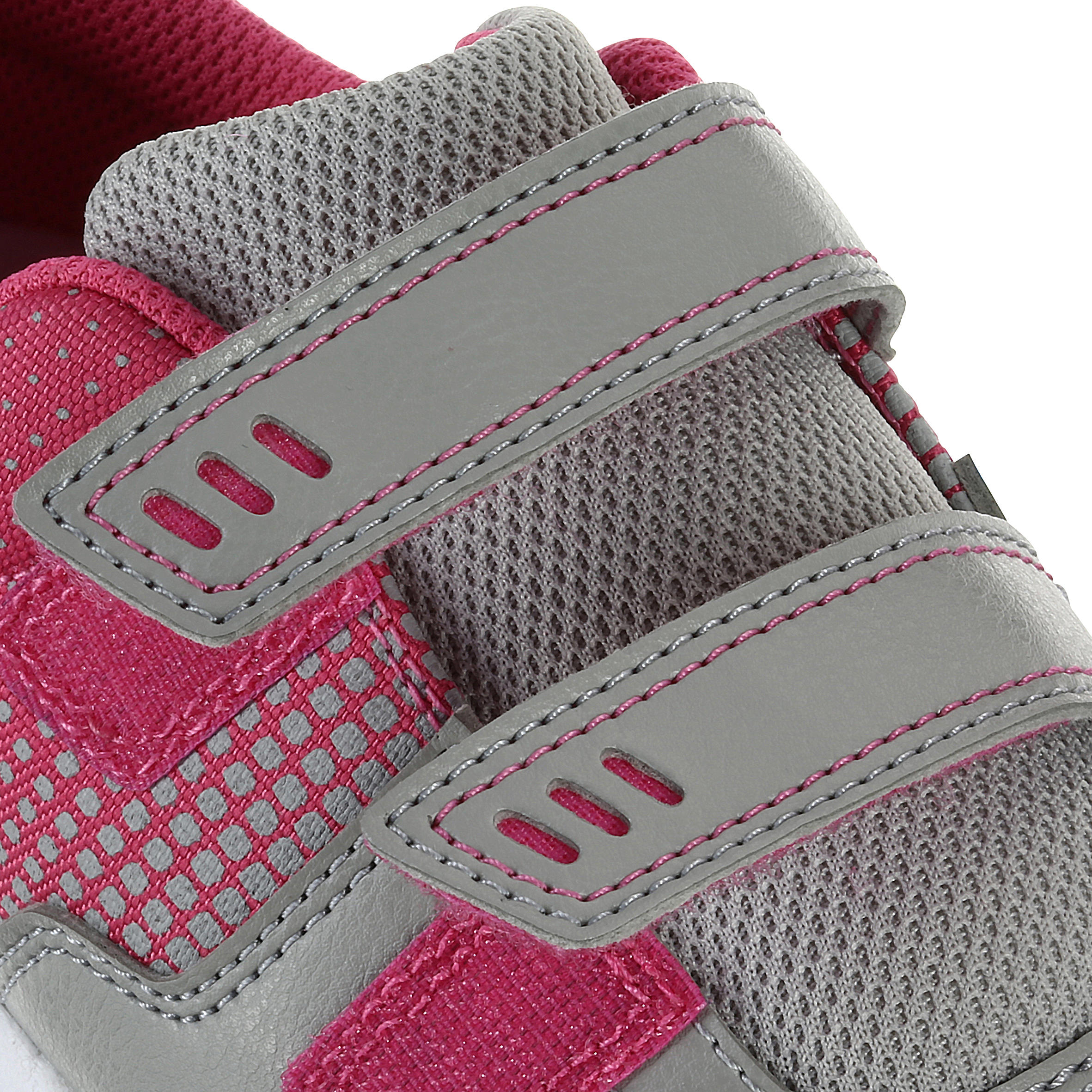 Actiwalk 100 Children's Fitness Walking Shoes - Grey/Pink 8/13