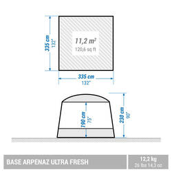 តង់ Living room - Base Arpenaz ប្រភេទ​ ULTRAFRESH - មនុស្ស 10 នាក់