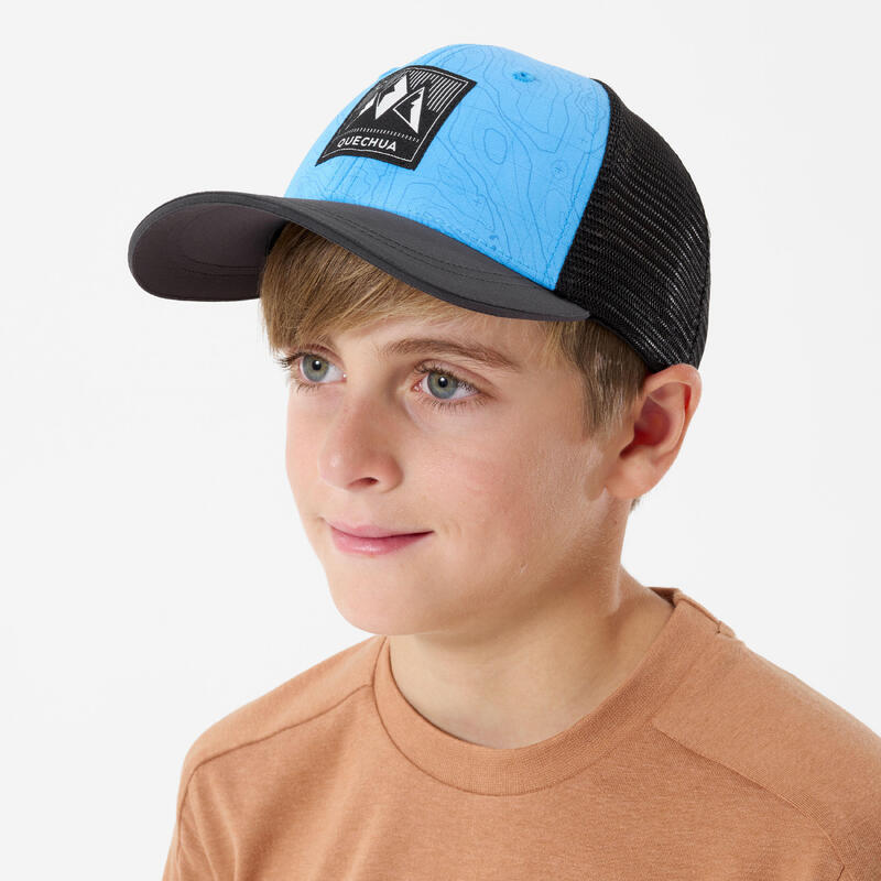 Casquette trucker enfant, mh100 bleue