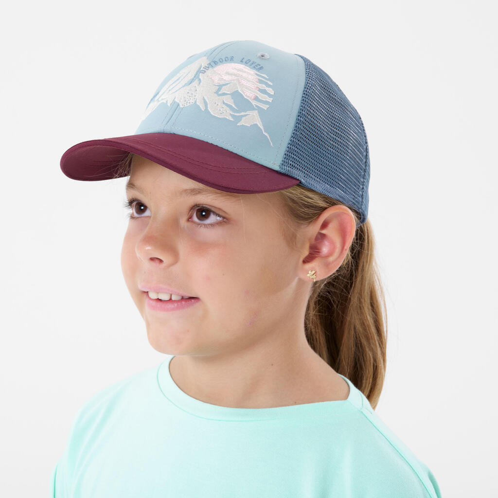 Casquette trucker bleue enfant MH100