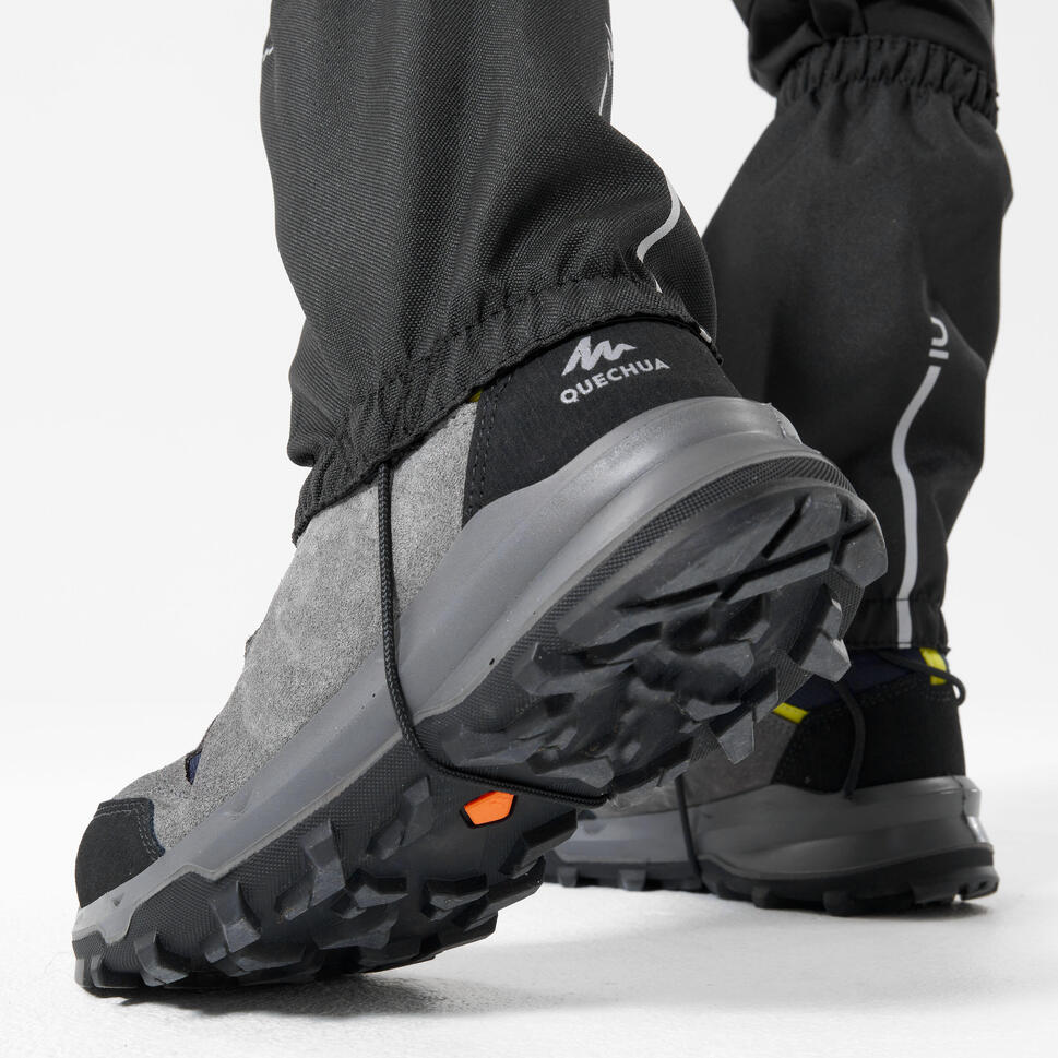 QUECHUA Gaiters voor wandelen kinderen zwart Decathlon