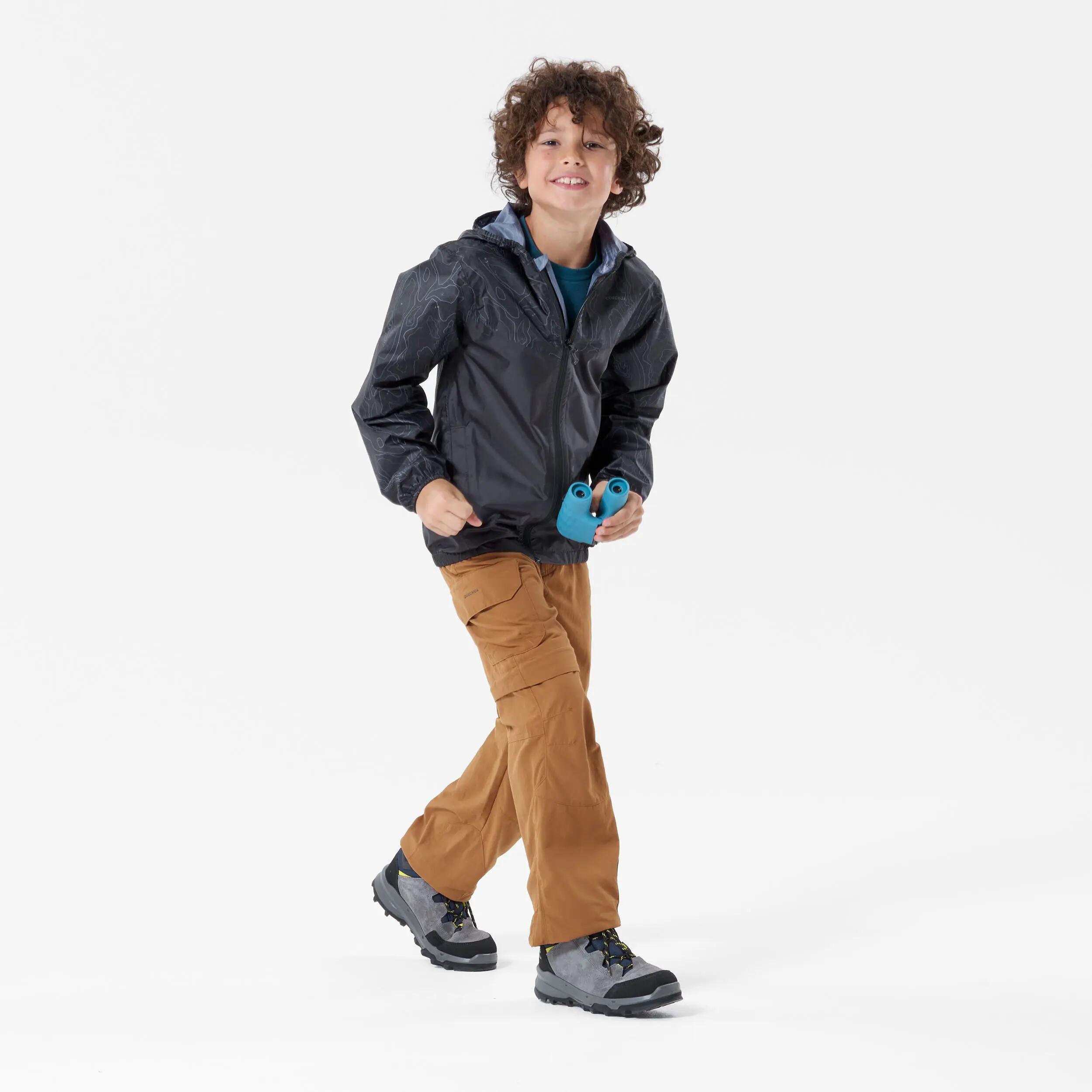 Çocuk Outdoor Yağmurluk - 7/15 Yaş - Gri - MH100 7/7