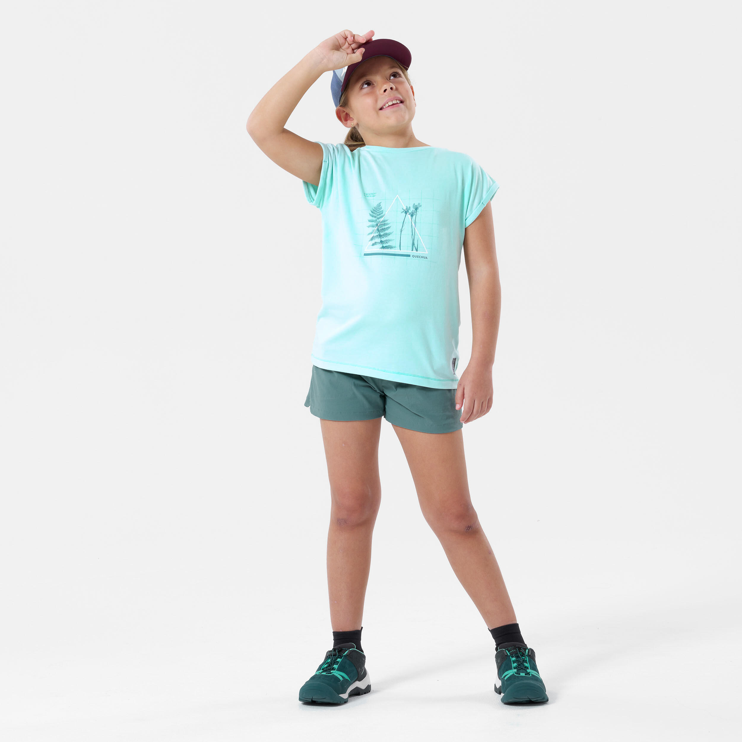 Women's mountain hiking shorts - MH500 QUECHUA