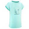 T-Shirt de randonnée - MH100 turquoise - enfant 7-15 ans