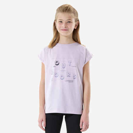 Child's hiking T-Shirt - MH100 purple - 7-15 years