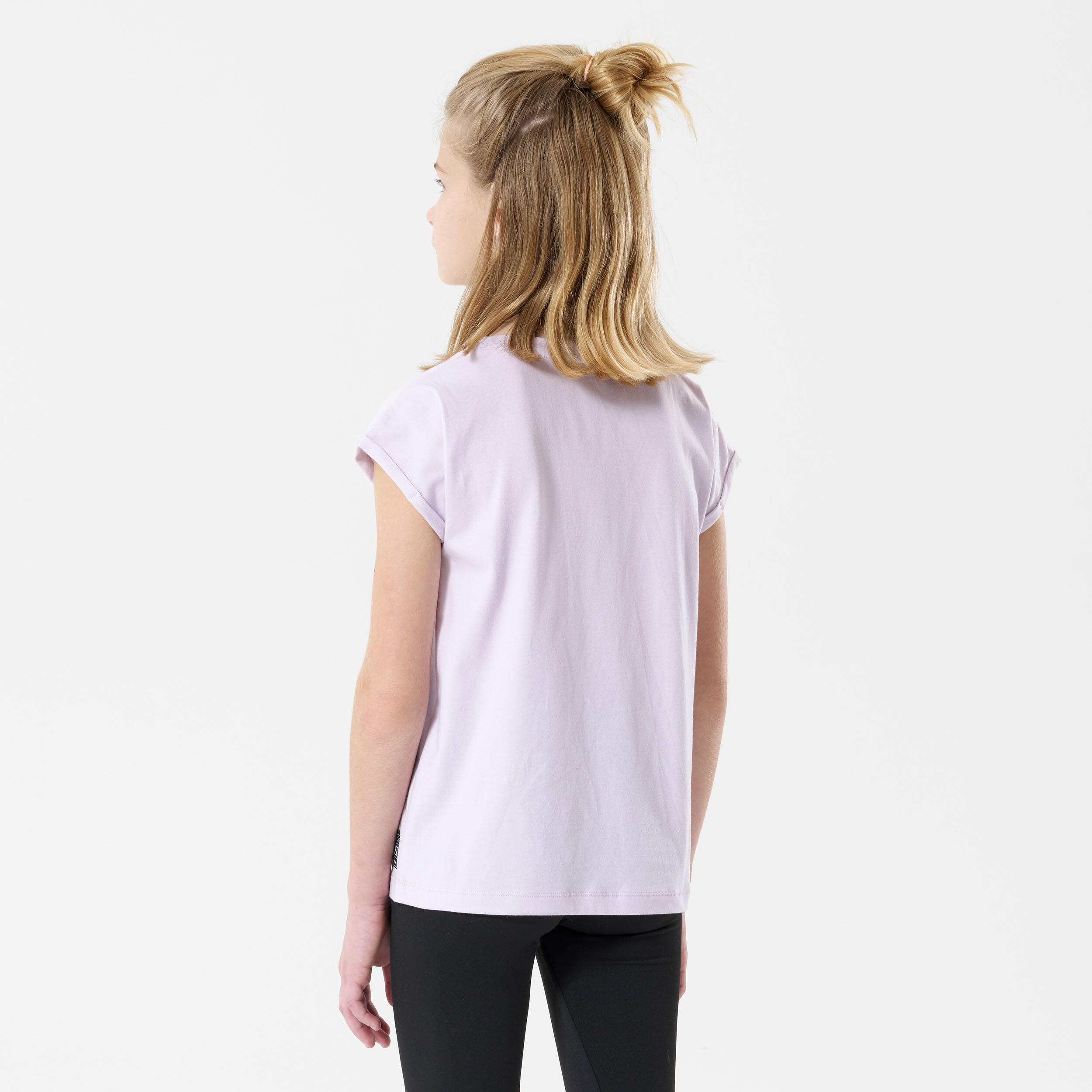 Hiking T-Shirt - MH100 purple - children 7-15 years