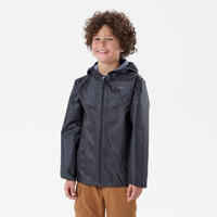 Waterproof Hiking Jacket - MH100 Zip - Child 7-15 years