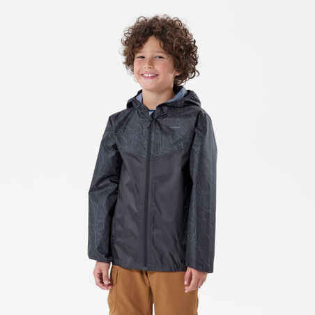 Waterproof Hiking Jacket - MH100 Zip - Child 7-15 years