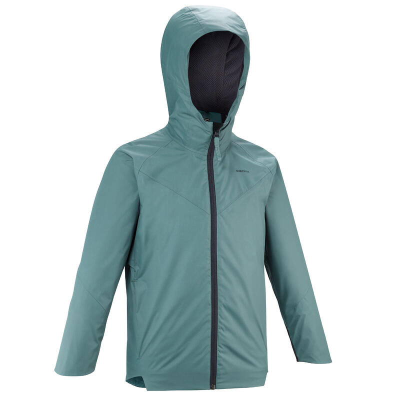 Çocuk Outdoor Yağmurluk - 7 / 15 Yaş - Yeşil - MH500