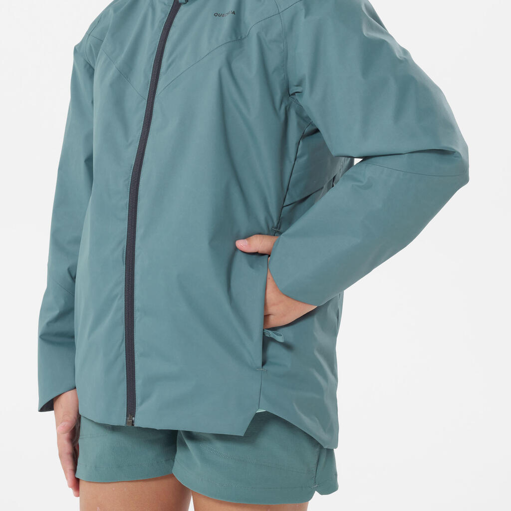 Wanderjacke Kinder Gr. 122–170 wasserdicht Wandern - MH500