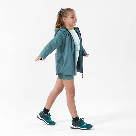 Куртка дитяча MH500 для туризму 7-15 років зелена 