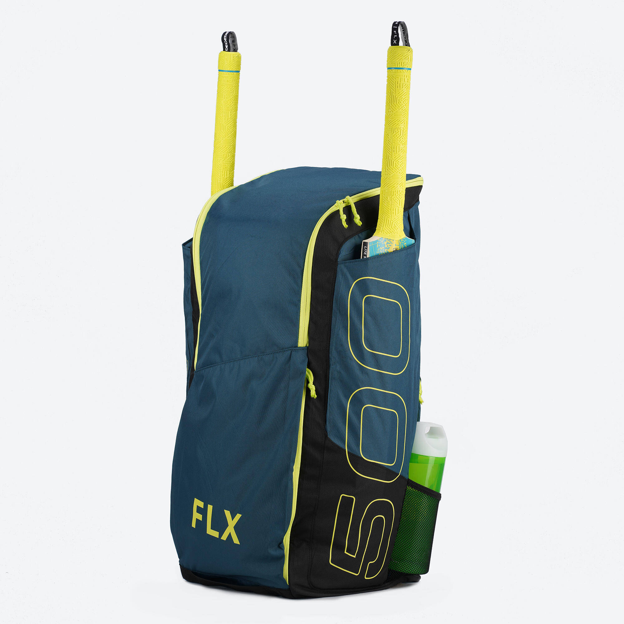 Cricket Kit Bag 75 L With Two Bat Pockets KB 500 Petrol Blue -  1