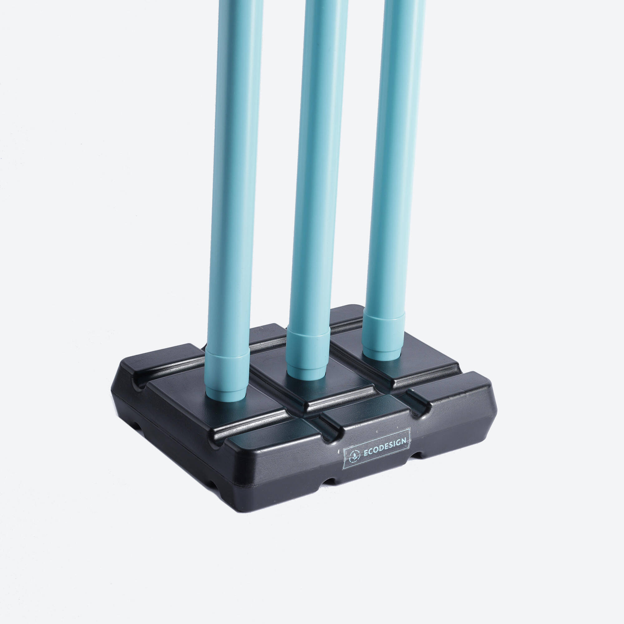 Plastic Cricket Stump Set High Visibility & Sturdy Turquoise -  3
